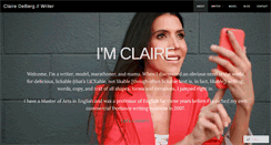 Desktop Screenshot of clairedeberg.com